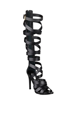 Chrina Knee-High Gladiator Heels | GUESS.com