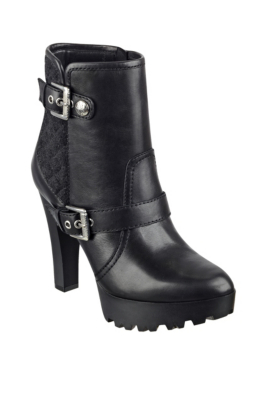 wide width lug sole booties