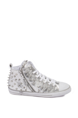 Elisabeth Studded High-Top Sneakers | GUESS.com