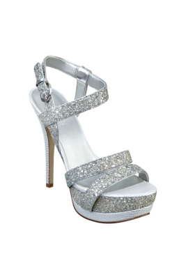 Gearian Glitter Platform Sandals