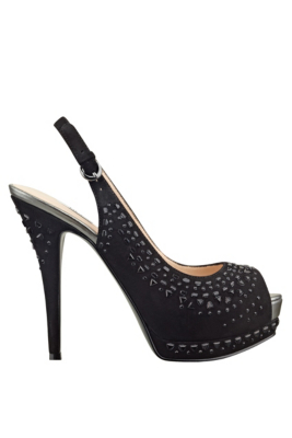 Gowan Embellished Stone Slingbacks | GUESS.com