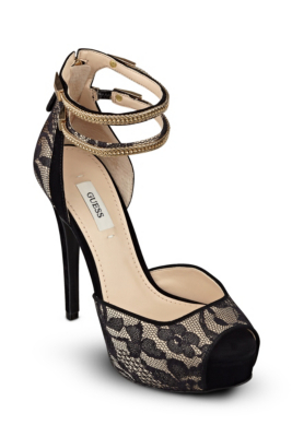 guess lace heels