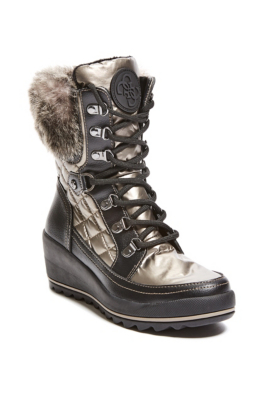 Leland Wedge Snow Bootie | GUESS.com