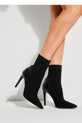 One-Girl Knitted Sock Booties | GUESS.com