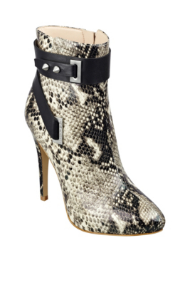 Shanda Python-Print Booties | GUESS.com