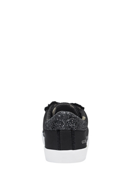 frayed denim sneakers