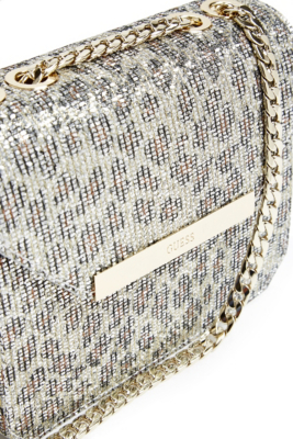 Famous LeopardPrint Crossbody Bag