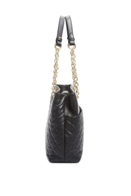 Suave Quilted Luxe Leather Carryall | GUESS.com