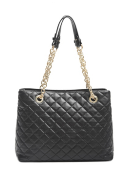 Suave Quilted Luxe Leather Carryall | GUESS.com