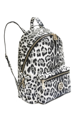 Leeza Snow LeopardPrint Backpack