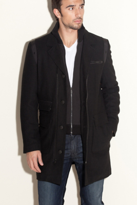 Wool Twill Coat