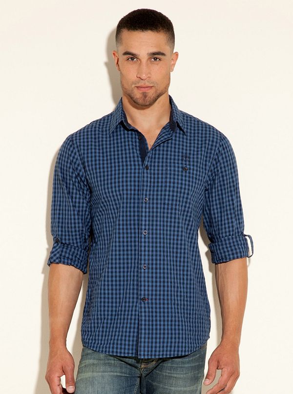 Grant Long-Sleeve Shirt | GUESS.com