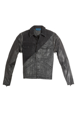 Tiesto NYT LYF Collection Black Denim Jacket with Studs