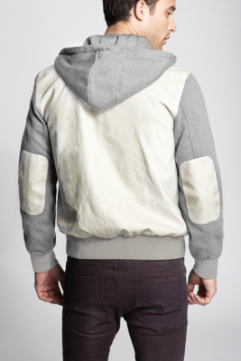 guess bomber jacket with hood