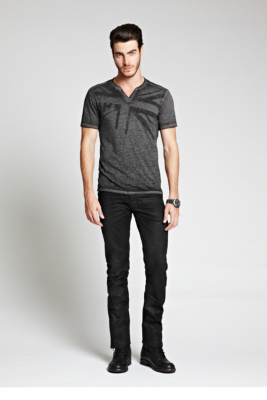 Myer ShortSleeve SlitNeck Tee