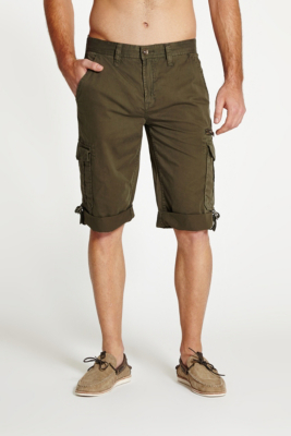 Iconic Twill Three-Quarter Length Welt Shorts | GUESS.com