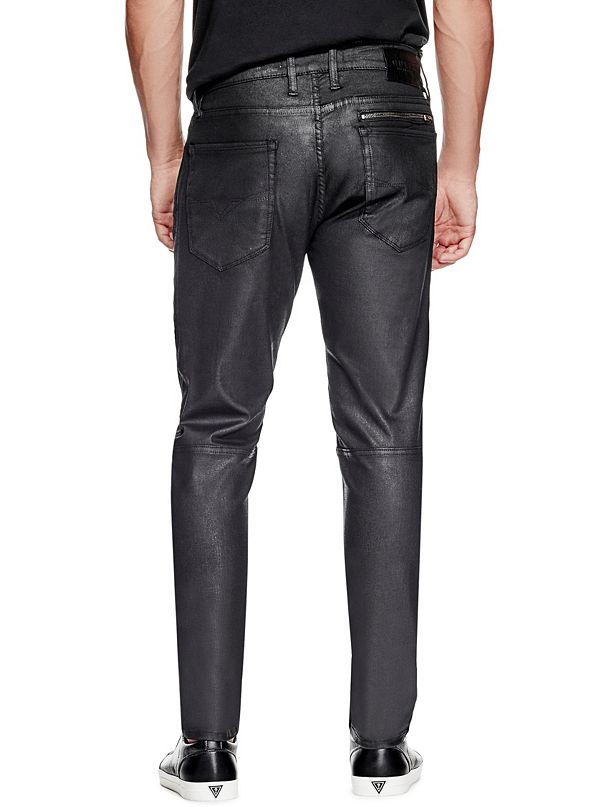 Slim Taper Moto Jeans | GUESS.com
