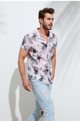 Blooming Geo Shirt | GUESS.com