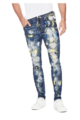 Paint Splatter Utility Fit Jeans