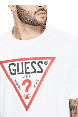 iGUESS Originalsi 1981 Oversized Logo Tee iGUESSi com