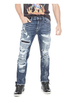 guess tapered jeans