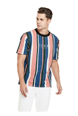 iGUESS Originalsi Oversized Sayer Striped Tee iGUESSi com