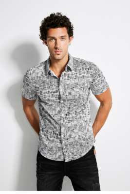 guess slim fit shirts