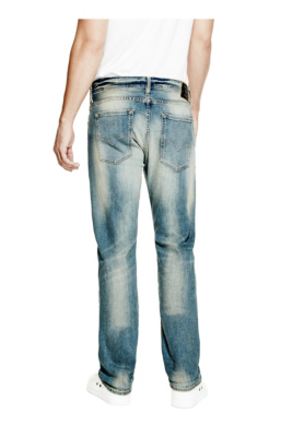 guess men's regular straight jeans