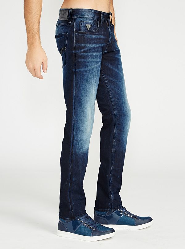 Robertson All-Around Slim Jeans in Dockweiler Wash, 32 Inseam | GUESS.com