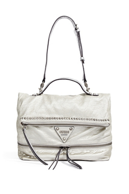 Dylan Silver Convertible Backpack GUESS.ca