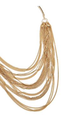 Cassie Gold-Tone Layered Necklace | GUESS.com
