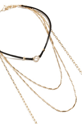 GoldTone Choker Necklace