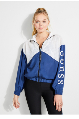 guess mesh hoodie