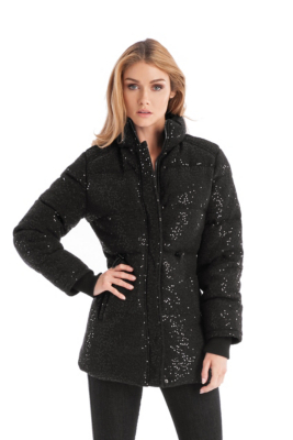 Sequin Puffer Jacket | GUESS by Marciano