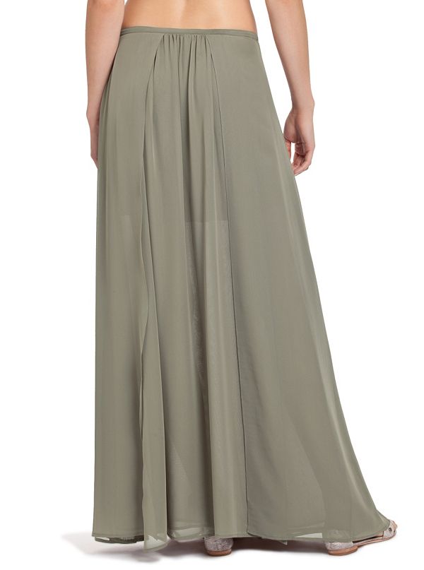 Dinigan Solid Maxi Skirt | GUESS by Marciano
