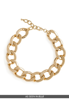 Elory Chunky Chain Necklace | GUESS.com