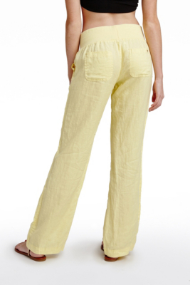 Teagan Linen Pants Guess Factory Canada