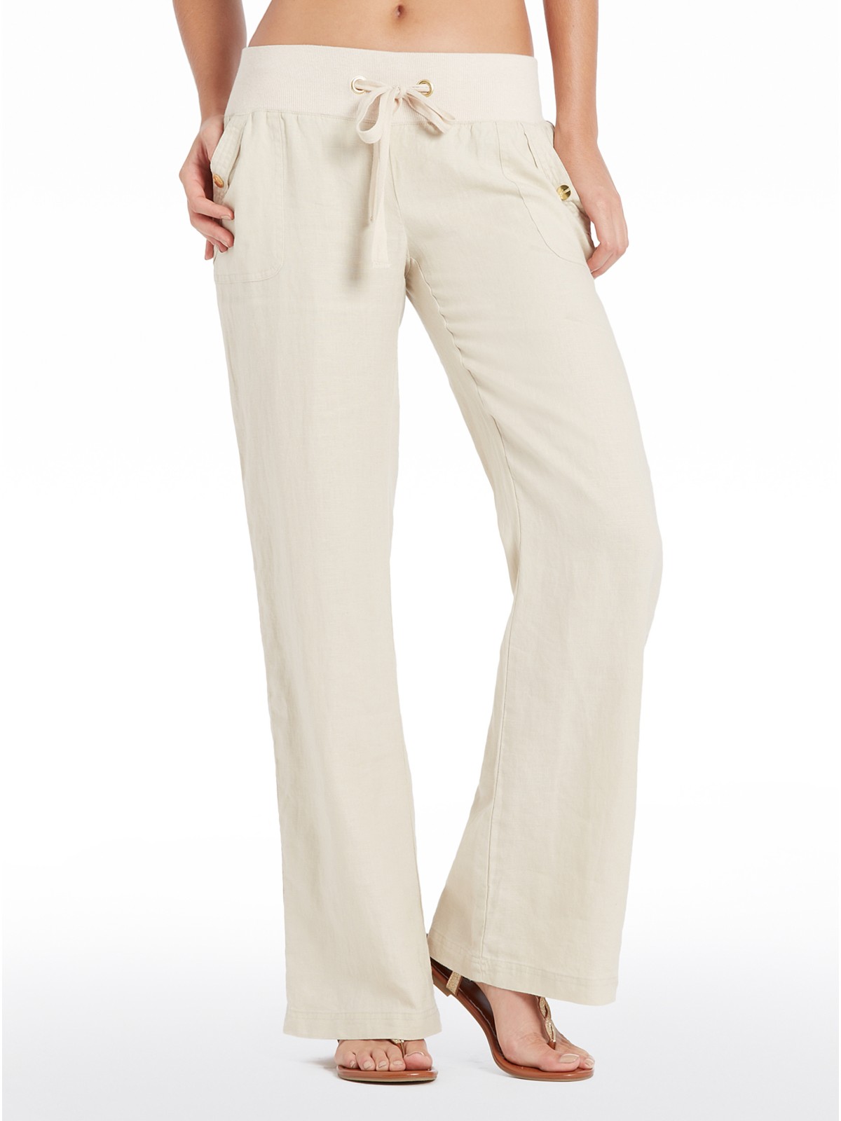 GUESS Women's Teagan Linen Pants | eBay
