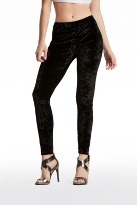 Addie Velvet Leggings | Guess Factory Canada