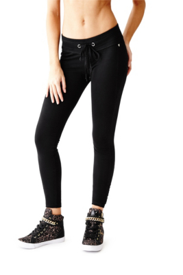 black skinny sweatpants womens