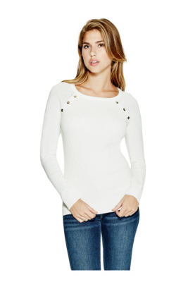 Urielle Studded Sweater | GuessFactory.com