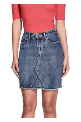 Halsey Cutoff Mini Skirt