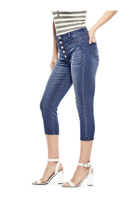 Lyanna HighRise Denim Capris
