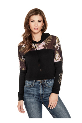 guess mesh hoodie