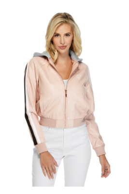 guess hooded jacket women's
