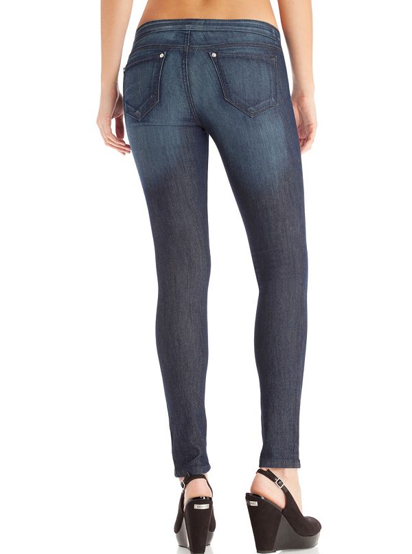 Lena Pull-On Light-Wash Jeans | GuessFactory.com