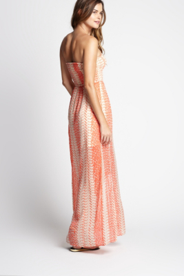 Katerina Smocked Maxi Dress | GbyGuess.com