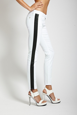 striped tuxedo jeans