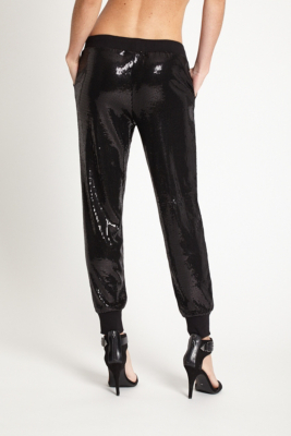 sequin jogging pants