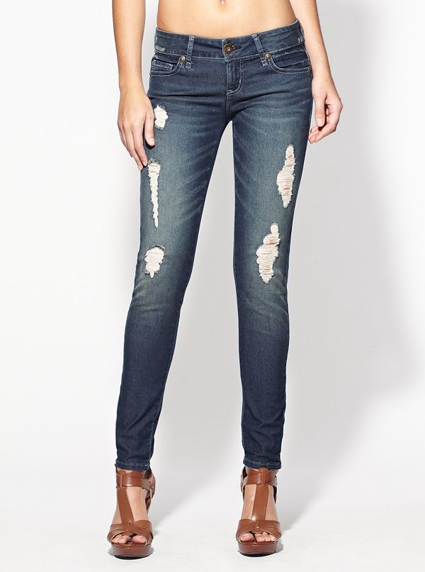 Suzette Super Skinny Jeans - Dark Wash | GbyGuess.com